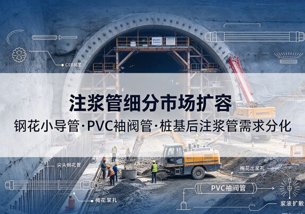 永年注浆管细分市场扩容，隧道钢花小导管、PVC 袖阀管、桩基后注浆管需求分化